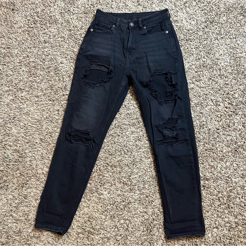 American Eagle Black Ripped Jeans👖